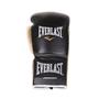 Imagem de Luvas de treino powerlock amarração everlast preto/ dourado 14 oz