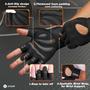 Imagem de Luvas de Treino SIMARI Acolchoadas com Pulseiras - Para Homens e Mulheres
