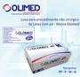 Imagem de Luvas Descartáveis Glomed Premium Látex Com Pó Caixa Com 100 unidades PP, P, M e G