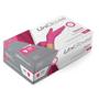 Imagem de Luvas descartáveis UniGloves Clássico cor rosa tamanho P de látex com pó x 100 unidades