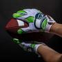 Imagem de Luvas para receptores de futebol Franklin Sports Seattle Seahawks