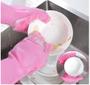 Imagem de  Luvas Silicone Limpeza Multiuso Lavar Louças Carros Pet Janela Portas Limpeza em geral