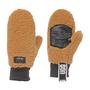 Imagem de Luvas UGG Uggfluff com Logo - Fita de Poliéster Macio Marrom