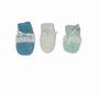Imagem de Luvinha de bebê tricô kit com 3 pares