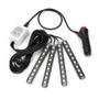 Imagem de Luz Barra Led Neon Tunning Automotivo Carro Interno 7 Cores Controle Fiat 500 2013 2014 2015 2016