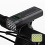 Imagem de Luz de Bicicleta Recarregável USB-C com 12/8/6 LEDs - Farol com Indicador de Bateria