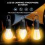 Imagem de Luz De Camping USB Recarregável À Prova D'água Com 3 Modos De Brilho Alto, Lanterna Para Tenda Com