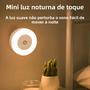 Imagem de Luz De Livro LED Sem Fio Recarregável 6cm Interruptor Touch 3 Cores Reguláveis Luminária Portátil