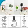Imagem de Luz De Mesa Touch USB C Articulada Com LED Ideal Para Estudo Com Garantia