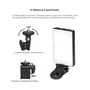 Imagem de Luz De Selfie LED Universal Clip-on 120 LEDs 2500K-9000K Com Bateria Para iPhone Samsung Huawei
