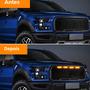 Imagem de Luz LED Branca/Âmbar/Fumaça para Grade de Carro - 4 LEDs - Estilo Olho de Águia para SUV e Ford