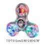 Imagem de Luz LED luminosa Fidget Spinner Wokex, tampo de mão, azul