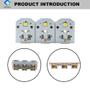 Imagem de Luz LED para Geladeira GE WR55X11132 (Kit com 3 Unidades) - Compatível com KOLEOLL