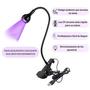 Imagem de luz led uv mini cabine lanterna clip de mesa secagem unha gel