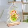Imagem de Luz Noturna Artística Natalina DIY - Kit com 12 Tintas e Canetas - Presente Criativo