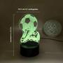 Imagem de Luz Noturna De Futebol 3D Touch Lâmpada De Mudança De 7 Cores Para Quarto