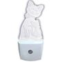 Imagem de Luz Noturna Gato com Sensor - 6154 - KEY WEST