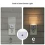 Imagem de Luz noturna LED DEWENWILS Plug-in com sensor de luz, pacote com 4