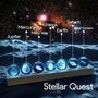 Imagem de Luz Noturna NoelWink Planet Crystal Ball - 7 Unidades com Base de LED