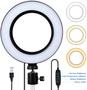 Imagem de Luz Ring Light Fill com Tripé de mesa 16 cm