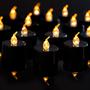 Imagem de Luzes de chá e velas LANKER Black Flickering Warm Yellow LED 2