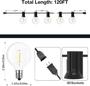 Imagem de Luzes de corda externas GPATIO de 120 pés à prova d'água com 64 lâmpadas