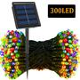 Imagem de Luzes de Corda Solar com 330 LEDs - 8 Modos - 33m - À Prova D'Água