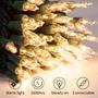 Imagem de Luzes de Cordas de Natal Minetom - 100 LEDs - 26,5m - Pacote com 3