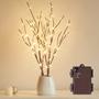 Imagem de Luzes de Fada com 70 LEDs - Galhos Iluminados 45cm com Timer