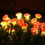 Imagem de Luzes de Fada LED Cogumelo - 20 LEDs USB e Bateria - Decoração para Festas e Natal