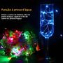Imagem de Luzes de Fadas LED a Bateria com Fio de Cobre - Decoração para Quarto, Jardim e Festa