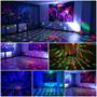 Imagem de Luzes de festa Dj Disco Ball Light com projeção de padrão e som ativado, Buclhoz RGB colorido strobe iluminação de palco para festas de dança interior aniversário Rave Bar Karaoke Natal Wedding Show Club