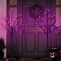 Imagem de Luzes de Halloween BHCLIGHT - 4 Metros, 100 LEDs Pretos (Pacote com 2)