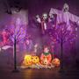 Imagem de Luzes de Halloween BHCLIGHT - 4 Metros, 100 LEDs Pretos (Pacote com 2)