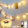 Imagem de Luzes de Natal suddus 100 LED Globe Fairy Lights Warm White