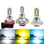 Imagem de Luzes de Neblina de LED Super Brilhantes para Carro (2 Unidades) - H4, H7, H8, H11 - 3570SMD - Luz Branca