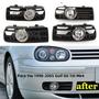 Imagem de Luzes de Neblina DRL LED para VW Golf 4 MK4 GTI TDI - Grade Racing com Sinal de Direção