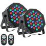 Imagem de Luzes de palco Uking LED Par RGB 36x1W com controle remoto (pacote com 2)