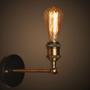 Imagem de Luzes de parede Retro Edison Wrought Iron Gold Bronze 2 unidades