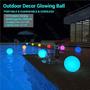 Imagem de Luzes de piscina flutuantes LOFTEK LED Dimmable Ball 30 cm com controle remoto