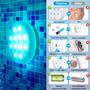 Imagem de Luzes de Piscina Recarregáveis TEPENAR - 16 Cores - Pacote com 2