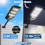 Imagem de Luzes de Rua Solares PLMMY - 6500K - À Prova D'Água com Sensor de Movimento