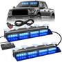 Imagem de Luzes de Strobo de Emergência Nilight - 32 LEDs Azuis com Controlador