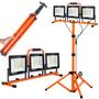 Imagem de Luzes de Trabalho HOHOMETIC 21000 Lumens - 3 Cabeças Ajustáveis com Suporte