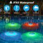 Imagem de Luzes flutuantes de piscina mopfay com energia solar RGB que mudam de cor