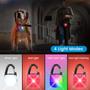 Imagem de Luzes para Coleira de Cachorro Dgmsuoot - Pacote com 2 e 4 Modos RGB