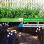 Imagem de Luzes Solares de Jardim SANJICHA - 64 LEDs - Pacote com 8 Unidades - Impermeáveis