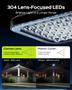 Imagem de Luzes solares JACKYLED 304 LED 8500K, pacote com 2 unidades