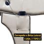 Imagem de Maca Luxo VIP com Massagem Carregador USB e Tachinhas material sintético Bege SOFA STORE