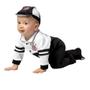 Imagem de Macacão Bebê Corinthians Plush Longo Com Boné Oficial
